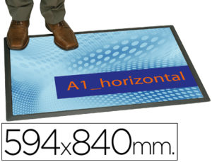 ALFOMBRA PLANNING SISPLAMO TRANSPARENTE CON FUNDA PERSONALIZABLE 59,4X84CM