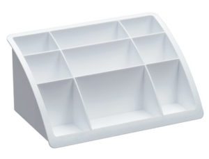 ORGANIZADOR SOBREMESA PLASTICO OFFISYS TIMELESS BLANCO 198X128X93 MM