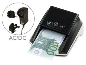 DETECTOR Y CONTADOR Q-CONNECT DE BILLETE FALSOS CON CARGADOR ELECTRICO PUERTO USB ACTUALIZACION DE DIVISAS