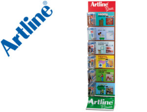 ROTULADOR ARTLINE MARCADOR PERMANENTE EXPOSITOR DE SUELO DE 144 BLISTERS SURTIDOS BRICOEDV
