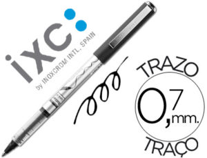 ROTULADOR ROLLER INOXCROM FREE INK OFFICE CAMPUS NEGRO 0,7MM