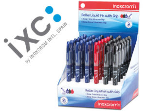 ROTULADOR ROLLER INOXCROM FREE INK CAMPUS CON GRIP COLORES SURTIDOS 0,7 MM