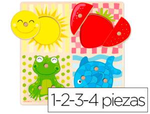 PUZZLE DISET 4 COLORES