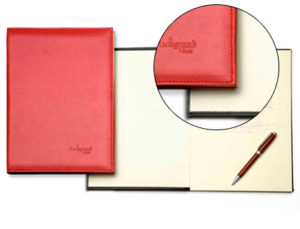 LIBRO DE FIRMAS AUTOGRAPH 6876 TAPA ACOLCHADA ROJO 305X210 MM