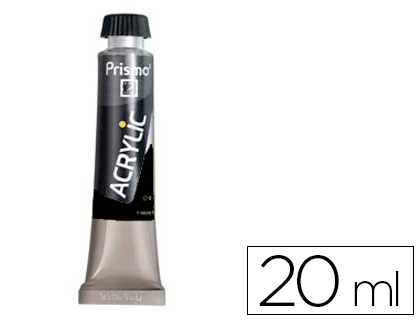 PINTURA ACRILICA PRISMO NEGRO CARBON 537 TUBO DE 20 ML