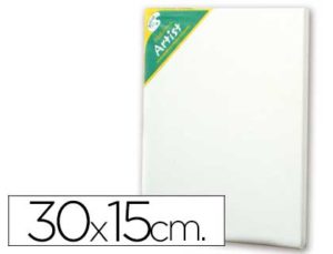 BASTIDOR ARTIST LIENZO GRAPADO TRASERO ALGODON 100% 30X15 CM