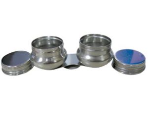 ACEITERA ARTIST METALICA DOBLE CON PINZA Y TAPA