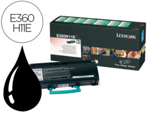 TONER LEXMARK E36H 11E NEGRO 9000 PAG