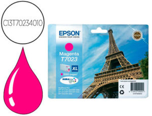 INK-JET EPSON STYLUS T7023 MAGENTA XL WP-4000 4500 CAPACIDAD 2400 PAG