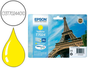 INK-JET EPSON STYLUS T7024 AMARILLO XL WP-4000 4500 CAPACIDAD 2400 PAG