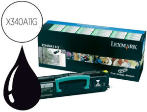 TONER LEXMARK NEGRO X340 X342 CAPACIDAD 2500 PAG