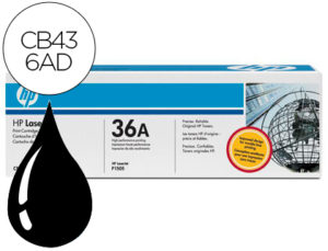 TONER HP LASERJET CB436A NEGRO 2000 PAG PACK 2