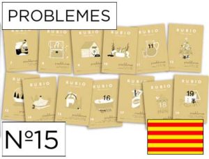 CUADERNO RUBIO PROBLEMES Nº15 CATALAN