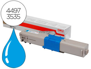 TONER OKI C301DN/C321DN CIAN 1500 PAG