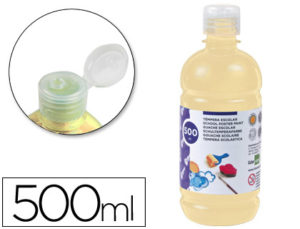 TEMPERA LIQUIDA LIDERPAPEL ESCOLAR 500 ML CARNE