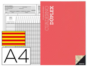 BLOC DUPLEX ADDITIO A4 EVALUACION CONTINUA Y TUTORIA CATALAN