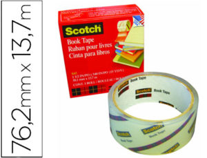 CINTA ADHESIVA SCOTCH 845 BOOK TAPE 76,2MM X 13,7 MT
