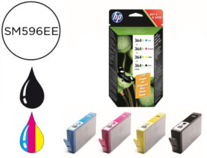 INK-JET HP 364XL NEGRO + TRICOLOR 750 PAGINAS
