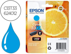 INK-JET EPSON EXPRESSION PREMIUM T3362 33XL XP-530 / XP-630 / XP-640 / XP-830 / XP-900 CIAN 650 PAG