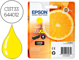 INK-JET EPSON EXPRESSION PREMIUM T3364 33XL XP-530 / XP-630 / XP-640 / XP-830 / XP-900 AMARILLO 650 PAG