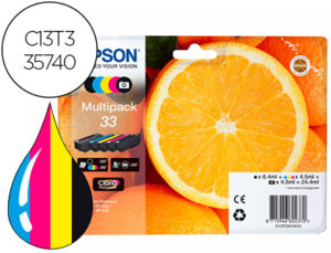 INK-JET EPSON EXPRESSION PREMIUM T3357 33XL XP-530 / XP-630 / XP-640 / XP-830 / XP-900 MULTIPACK 5 COLORES
