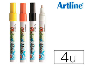 ROTULADOR ARTLINE GLASS MARKER ESPECIAL CRISTAL BORRABLE EN SECO O HUMEDO EXPOSITOR 36 UDS COLORES SURTIDOS