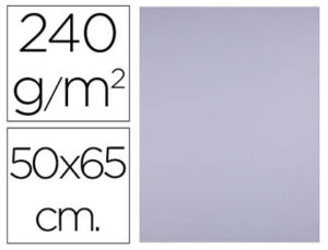 CARTULINA LIDERPAPEL 50X65 CM 240G/M2 LILA PAQUETE DE 25 UNIDADES