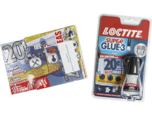 PEGAMENTO LOCTITE 5 GR APLICADOR DE PINCEL ADHESIVO INSTANTANEO CAJA 18+3
