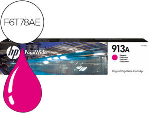 INK-JET HP JET 913A PAGEWIDE 352 / 377 / 452 / 477 / P55250 / P57750 MAGENTA 3000 PAGINAS