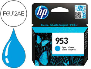INK-JET HP JET 953 OFFICEJET PRO 8210 / 8710 / 8725 / 7730 700 PAGINAS CIAN
