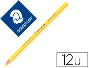 LAPICES FLUORESCENTE STAEDTLER TRIANGULAR TOP STAR AMARILLO CAJA DE 12 UNIDADES