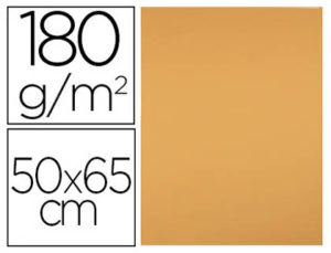 CARTULINA LIDERPAPEL 50X65 CM 180 GR AVELLANA UNIDAD