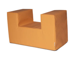 SOPORTE SUMO DIDACTIC PRISMA INDIVIDUAL NARANJA 30X60X35 CM