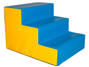 ESCALERA SUMO DIDACTIC AMARILLO / AZUL 75X60X50 CM