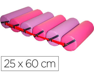 RODILLO DESLIZANTES SUMO DIDACTIC 6 CILINDROS FUCSIA / LILA 25 CM DE DIAMETRO X 60 CM ALTO