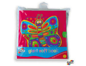 JUEGO GALT TOYS LIBRO TELA ACTIVIDADES Y TEXTURA 8 PAGINAS 27X25,3X4 CM