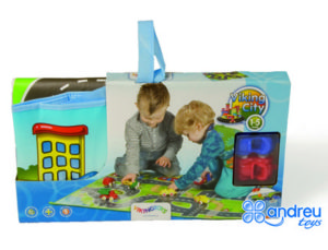 JUEGO VIKINGTOYS CIRCUITO + 2 VEHICULOS 90X70 CM