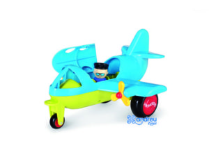 JUEGO VIKINGTOYS AVION PASAJEROS 2 PERSONAJES INCLUIDOS POLIPROPILENO FLEXIBLE 30 CM