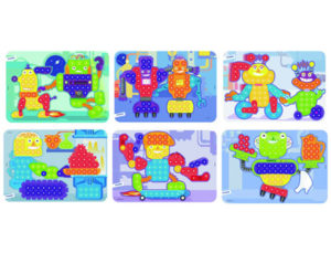 JUEGO MINILAND LAMINAS ROBOTS 31X21 CM PACK DE 6 UNIDADES