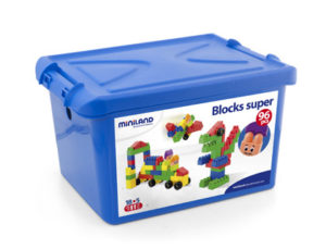 JUEGO MINILAND SUPER BLOCKS 96 PIEZAS