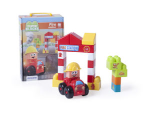 JUEGO MINILAND SUPER BLOCKS FIRE STATION 18 PIEZAS