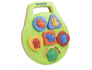 JUEGO MINILAND ANIMUSIC 5 SONIDOS ANIMALES