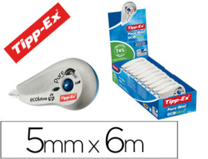 CORRECTOR TIPP-EX PURE TAPE MINI 5MMX 6MT