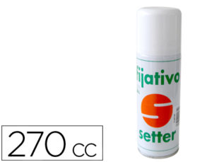 BARNIZ SETTER SPRAY FIJATIVO PARA ACUARELA ACABADO BRILLO 270CC