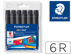 ROTULADOR STAEDTLER COLOR JUMBO TRAZO 3 MM UNICOLOR NEGRO