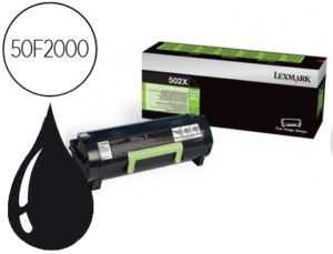 TONER LEXMARK MS310D/410D MS310DN/410DN/510DN/610DN MS610DE SS610DTE NEGRO RETORNABLE 1500 PAG