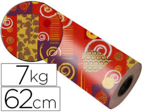 PAPEL FANSTASIA KRAFT HAVANA TODO EL AÑO BOBINA 62 CM 7 KG