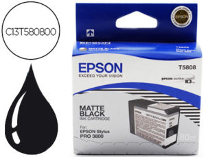 INK-JET EPSON STYLUS PRO/3800 T5808 NEGRO