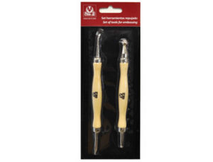 INSTRUMENTOS DE REPUJADO SIO-2 SET DE 2 PIEZAS PALA + PUNZON CURVADO