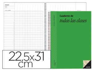 BLOC DE TODAS LAS CLASES ADDITIO PLAN MENSUAL DEL CURSO EVALUACION CONTINUA Y PROGRAMACION SEMANAL 22,5X31CM